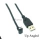 Кабель USB  Type A на Micro USB угол вверх 1 м
