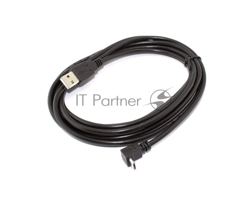 Кабель USB  Type A на Micro USB угол вверх  3 м