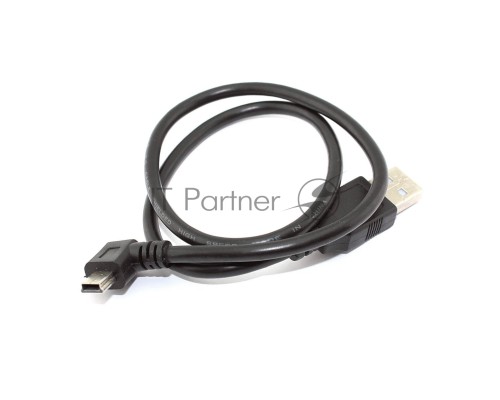 Кабель USB  Type A на Mini USB угол вправо  0,5 м