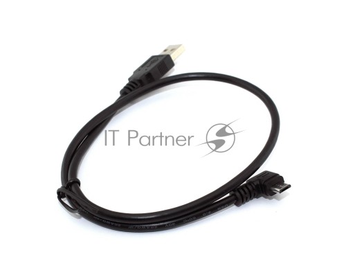 Кабель USB  Type A на Micro USB угол влево 0,5 м