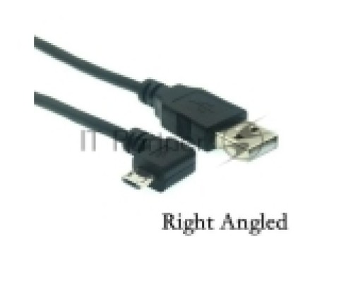 Кабель USB  Type A на Micro USB угол вправо 1 м
