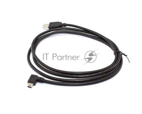Кабель USB  Type A на Mini USB угол влево 1,5 м
