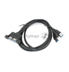 Кабель USB 2.0 для монтажа на корпус 1 м