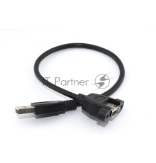 Кабель USB 2.0 для монтажа на корпус 30 см