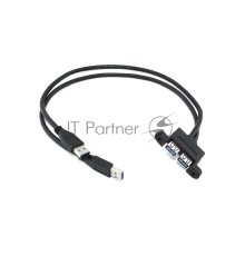 Кабель USB 2.0 для монтажа на корпус 50 см