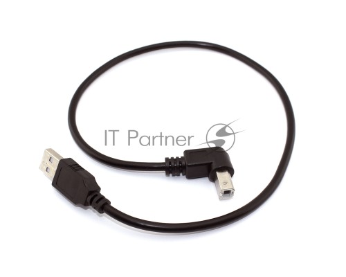 Кабель USB  2.0 на  USB-B угол вверх 0,5 м