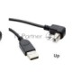 Кабель USB  2.0 на  USB-B угол вверх 1 м