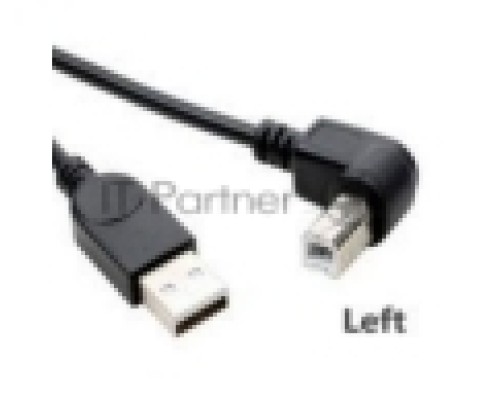 Кабель USB  2.0 на  USB-B угол влево 0,5 м