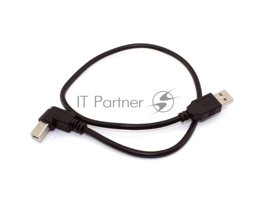 Кабель USB  2.0 на  USB-B угол влево 0,5 м