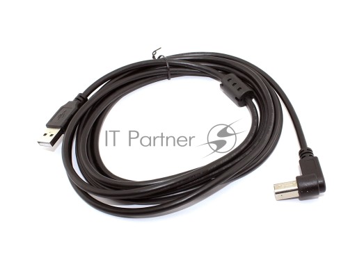 Кабель USB  2.0 на  USB-B угол влево 5 м