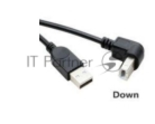 Кабель USB  2.0 на  USB-B угол вниз 0,5 м
