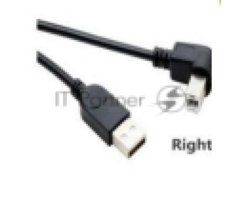Кабель USB  2.0 на  USB-B угол вправо 1 м