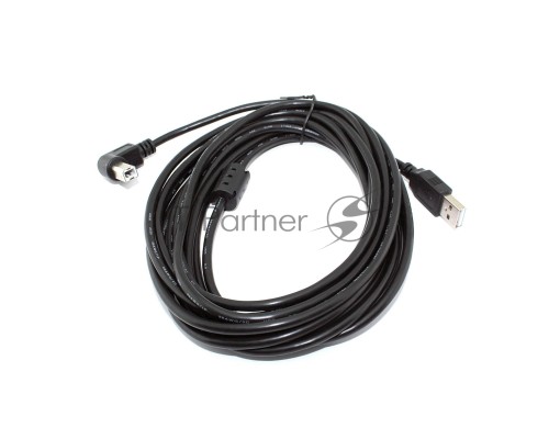 Кабель USB  2.0 на  USB-B угол вправо 5 м