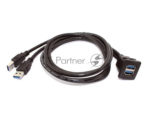 Кабель USB 3.0 двойной для монтажа 1 м