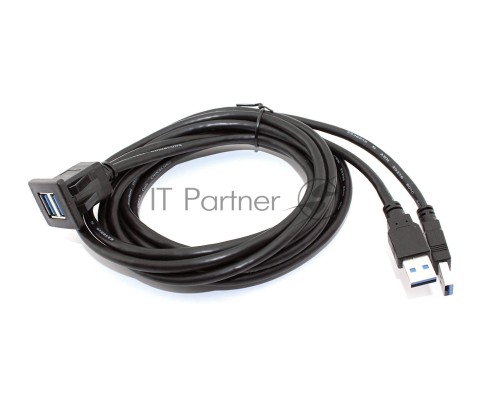 Кабель USB 3.0 двойной для монтажа 2 м