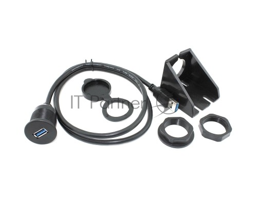 Кабель USB 3.0 для монтажа на корпус 1 м влагозащищённый