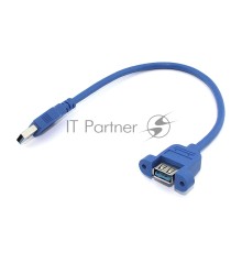 Кабель USB 3.0 для монтажа на корпус 30 см