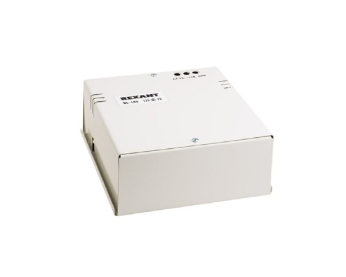 [Светодиодная лента] Rexant (34-0496) Блок питания резервированный 12В, 2А, под АКБ 7А/ ч DC-496