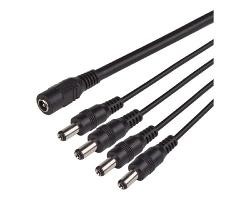 [Переходник] Rexant (14-0319) Разветвитель питания DC на 4 разъема 2,1х5,5мм