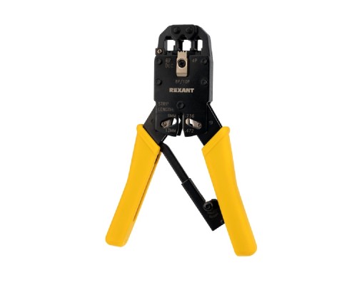 [Монтажный инструмент] Rexant (12-3442) Кримпер HT-200R для обжима 10P10C, 8P8C, 6P6C, 4P4C