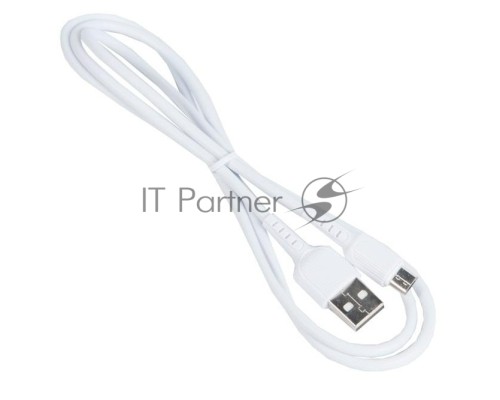 Кабель USB BOROFONE BX16 для Micro USB, 2.4A, длина 1м, белый