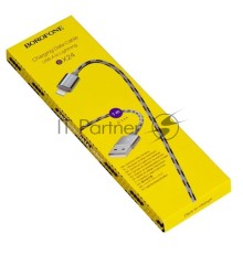 Кабель USB BOROFONE BX24 для Lightning, 2.4А, длина 1м, серый