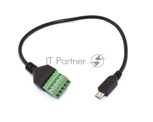 Кабель со сборным  разъемом micro USB папа