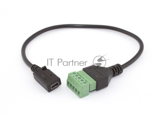 Кабель со сборным  разъемом mini USB мама