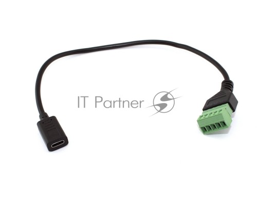 Кабель со сборным  разъемом USB Type C мама