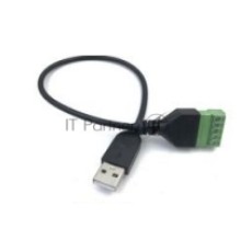 Кабель со сборным  разъемом USB тип А папа