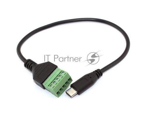 Кабель со сборным  разъемом USB тип С папа