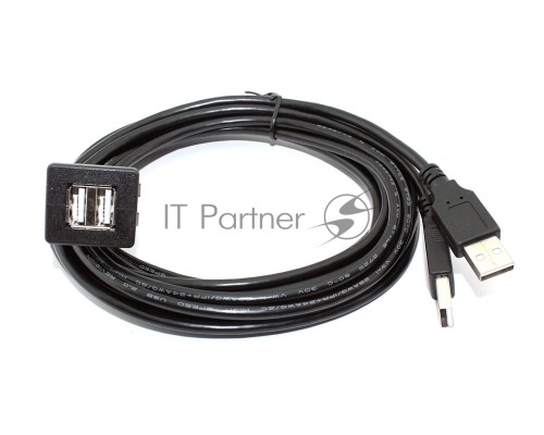 Кабель с разъемами USB 2.0  2 мама для монтажа - 2 папа 2 м