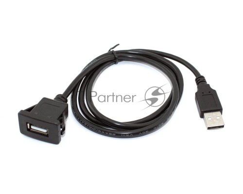 Кабель с разъемами USB 2.0 мама для монтажа -папа 1 м