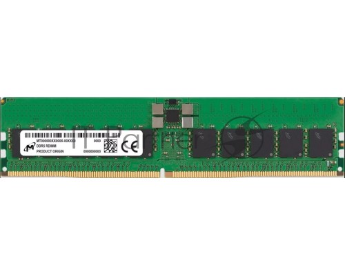 Оперативная память Micron DDR5 RDIMM 64GB 2Rx4 5600 MHz ECC Registered MTC40F2046S1RC56BD1, 1 year, OEM