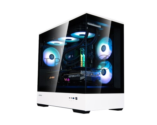 Компьютерный корпус ZALMAN P30 BW, MATX, BLACK/WHITE, WINDOW, 2x3.5