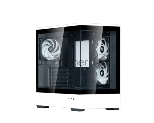 Компьютерный корпус ZALMAN P30 BW, MATX, BLACK/WHITE, WINDOW, 2x3.5