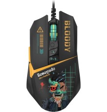 Мышь проводная A4Tech Bloody W63 Max Renegade черный, 12000 dpi, USB, кнопки - 7