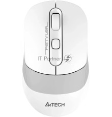 Мышь беспроводная A4Tech Fstyler FB10CS белый/серый, 2000 dpi, радиоканал, Bluetooth, USB, кнопки - 4