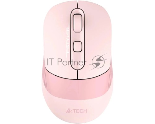 Мышь беспроводная A4Tech Fstyler FB10CS розовый, 2000 dpi, радиоканал, Bluetooth, USB, кнопки - 4