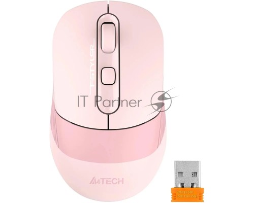 Мышь беспроводная A4Tech Fstyler FB10CS розовый, 2000 dpi, радиоканал, Bluetooth, USB, кнопки - 4
