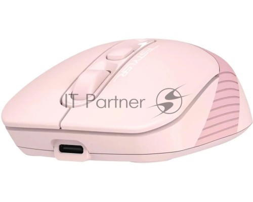 Мышь беспроводная A4Tech Fstyler FB10CS розовый, 2000 dpi, радиоканал, Bluetooth, USB, кнопки - 4