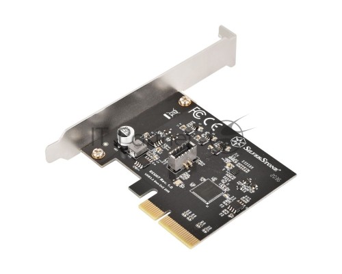 Контроллер Silverstone G56ECU070000010 SuperSpeed USB 20Gbps / internal USB-C Key-A 3.2 Gen 2x2 PCIe expansion card Контроллер Silverstone G56ECU070000010 SuperSpeed USB 20Gbps / internal USB-C Key-A 3.2 Gen 2x2 PCIe expansion card