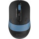 Мышь беспроводная A4Tech Fstyler FB10CS черный/синий, 2000 dpi, радиоканал, Bluetooth, USB, кнопки - 4