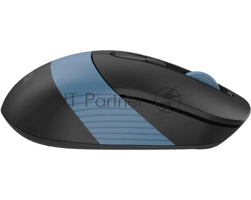 Мышь беспроводная A4Tech Fstyler FB10CS черный/синий, 2000 dpi, радиоканал, Bluetooth, USB, кнопки - 4