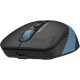 Мышь беспроводная A4Tech Fstyler FB10CS черный/синий, 2000 dpi, радиоканал, Bluetooth, USB, кнопки - 4