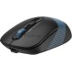Мышь беспроводная A4Tech Fstyler FB10CS черный/синий, 2000 dpi, радиоканал, Bluetooth, USB, кнопки - 4