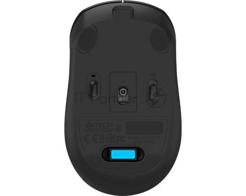 Мышь беспроводная A4Tech Fstyler FG16CS Air2 черный, 2000 dpi, радиоканал, USB, кнопки - 3