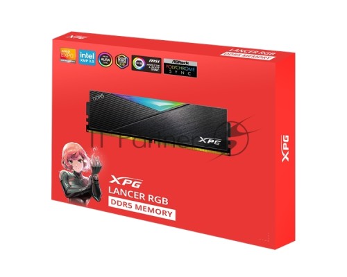 Оперативная память ADATA 32GB DDR5 8000 (2*16Gb) DIMM XPG Lancer RGB 1.45V, CL38-48-48, black