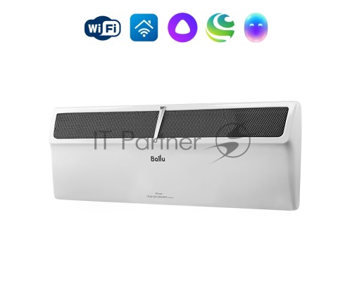 Комплект Ballu Plinth Transformer BEC/PL-500-4E с блоком управления, белый, 500 Вт, 8 м2, дисплей, термостат