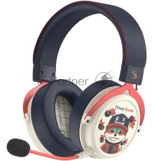 Наушники с микрофоном A4Tech Bloody MR595 Proxy Boom бежевый/черный мониторные BT/Radio оголовье (MR595)